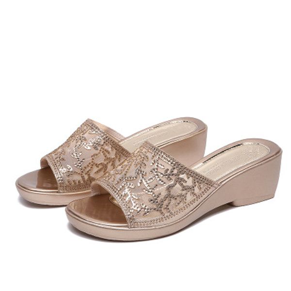 2019 hqfzo fashion women slap wedge slippers women high heels hollow out slides summer platform sandals zapatos mujer gold, Black
2019 hqfzo fashion women slap wedge slippers women high heels hollow out slides summer platform sandals zapatos mujer gold, Black