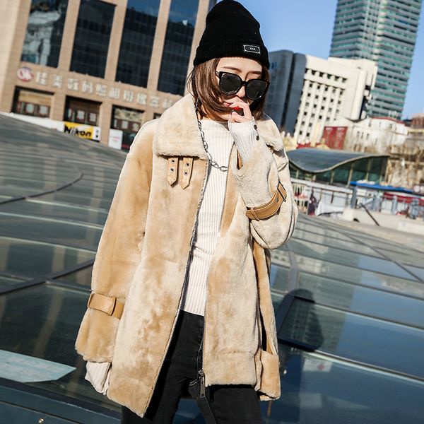 sheep real shearling fur winter coat women korean natural wool jacket for womens clothing manteau femme yy954, Black
sheep real shearling fur winter coat women korean natural wool jacket for womens clothing manteau femme yy954, Black