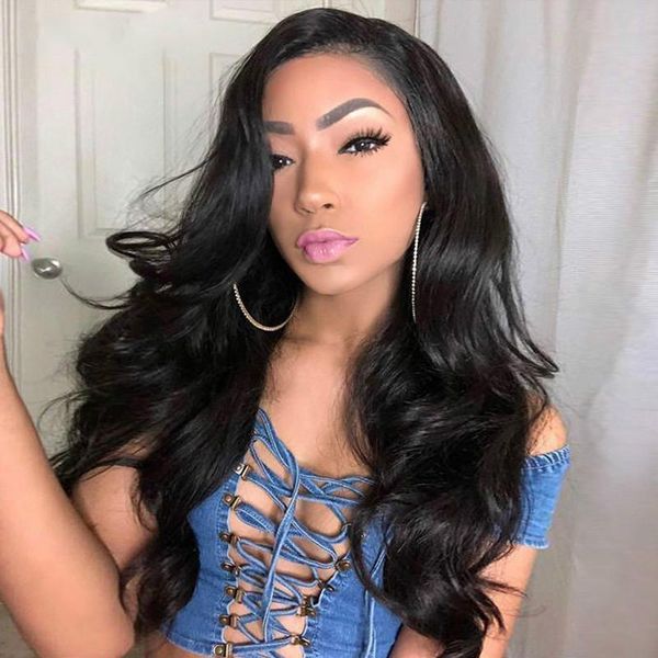 brazilian 4*4 lace closure body wave wig lace front human hair wig for women pre plucked with baby hair non remy hair, Black
brazilian 4*4 lace closure body wave wig lace front human hair wig for women pre plucked with baby hair non remy hair, Black