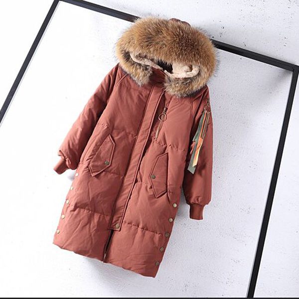 thick warm loose parkas women winter coat winter jacket women large real natural raccoon fur white duck down jacket, Black
thick warm loose parkas women winter coat winter jacket women large real natural raccoon fur white duck down jacket, Black