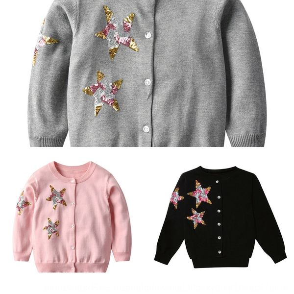ins wind girl princess children star cardigan girl knitted coat sweater baby sweater coat, Blue 
ins wind girl princess children star cardigan girl knitted coat sweater baby sweater coat, Blue