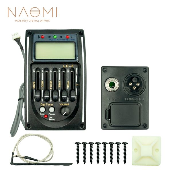 naomi lc-5 5 полос акустической гитары pickup eq предусилитель жк-тюнер piezo pickup функция для гитары хроматический бас скрипка укулеле
naomi lc-5 5 полос акустической гитары pickup eq предусилитель жк-тюнер piezo pickup функция для гитары хроматический бас скрипка укулеле