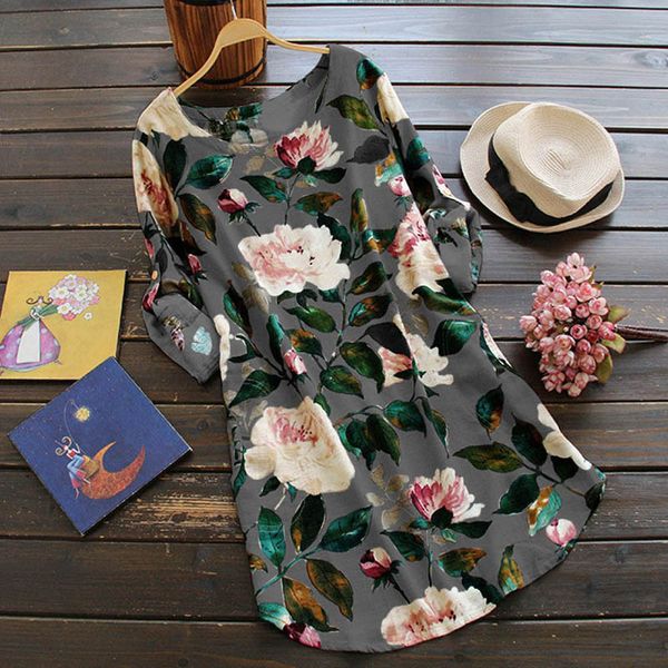 plus size s-5xl women floral print mini dress cotton and linen summer party long long sleeve dress, Black;gray
plus size s-5xl women floral print mini dress cotton and linen summer party long long sleeve dress, Black;gray