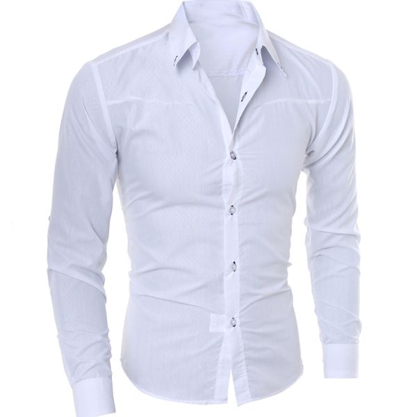 mens shirts long sleeve casual solid color fashion shirts 2020 business slim camisas masculina wear hombre mens clothing, White;black
mens shirts long sleeve casual solid color fashion shirts 2020 business slim camisas masculina wear hombre mens clothing, White;black