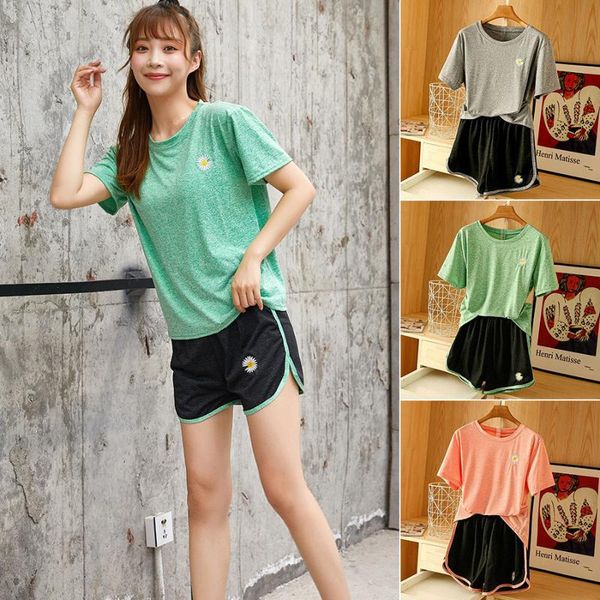 sports wear women training suit quick dry sports clothing t shirt with shorts running set workout clothes for women sportswear, White;black
sports wear women training suit quick dry sports clothing t shirt with shorts running set workout clothes for women sportswear, White;black
