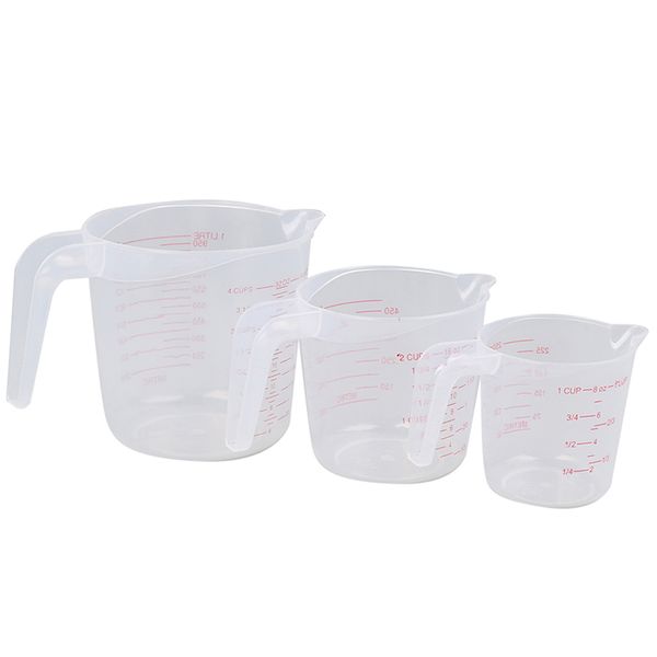 250/500/1000ml/100ml plastic measuring cup jug pour spout surface kitchen tool supplies quality cup with graduated kitchen
250/500/1000ml/100ml plastic measuring cup jug pour spout surface kitchen tool supplies quality cup with graduated kitchen