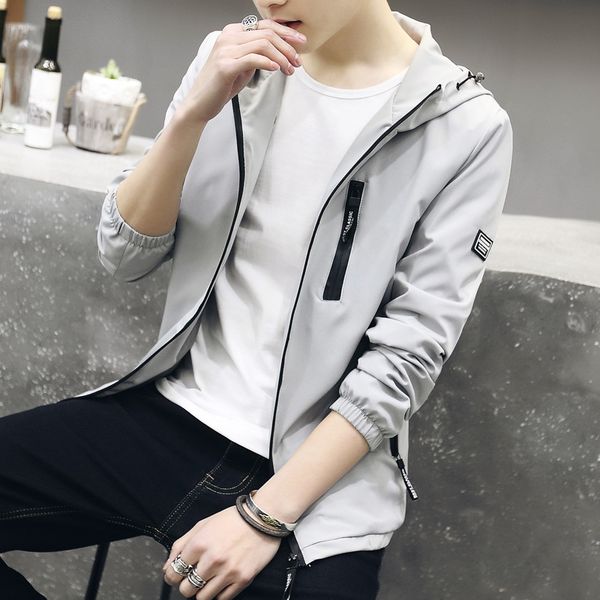 men's jackets e-baihui autumn men solid color zipper hooded coat male slim fit long sleeve simple style casual overcoat plus size, Black;brown
men's jackets e-baihui autumn men solid color zipper hooded coat male slim fit long sleeve simple style casual overcoat plus size, Black;brown
