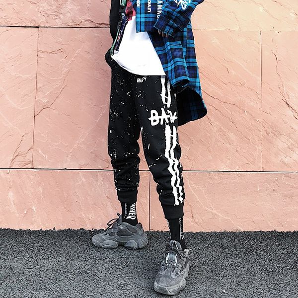 new 2018 men's fashion autumn summer cotton clown pants hip hop elastic waist pants us size s-xl, Black
new 2018 men's fashion autumn summer cotton clown pants hip hop elastic waist pants us size s-xl, Black