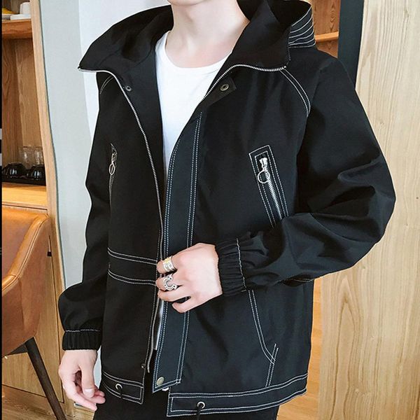 men's 2019 multi-pocket tooling jacket male european and american street fashion autumn youth hip-hop street loose coat, Black;brown
men's 2019 multi-pocket tooling jacket male european and american street fashion autumn youth hip-hop street loose coat, Black;brown
