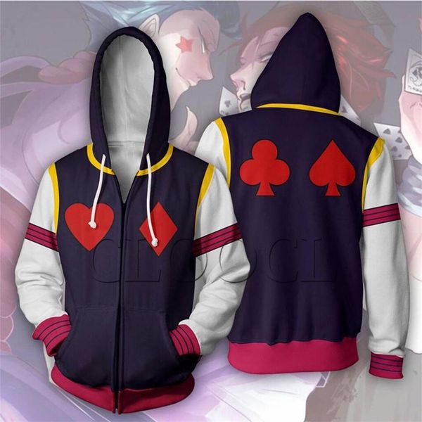 anime jojo's bizarre adventure zipper hoodie men women 3d print harajuku cosplay jojo clothing zip coat, Black
anime jojo's bizarre adventure zipper hoodie men women 3d print harajuku cosplay jojo clothing zip coat, Black