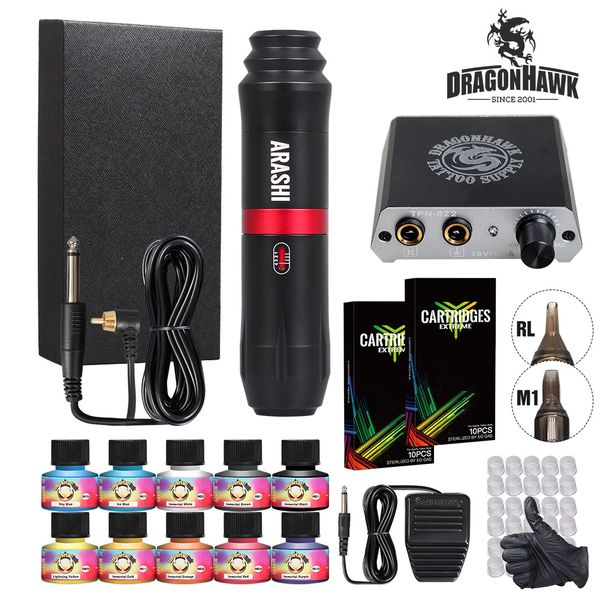 Татуировки Kit Араши Роторный Мотор Pen Mini Блок питания Бессмертные чернила Картриджи Иглы D3069 США доставка
Татуировки Kit Араши Роторный Мотор Pen Mini Блок питания Бессмертные чернила Картриджи Иглы D3069 США доставка