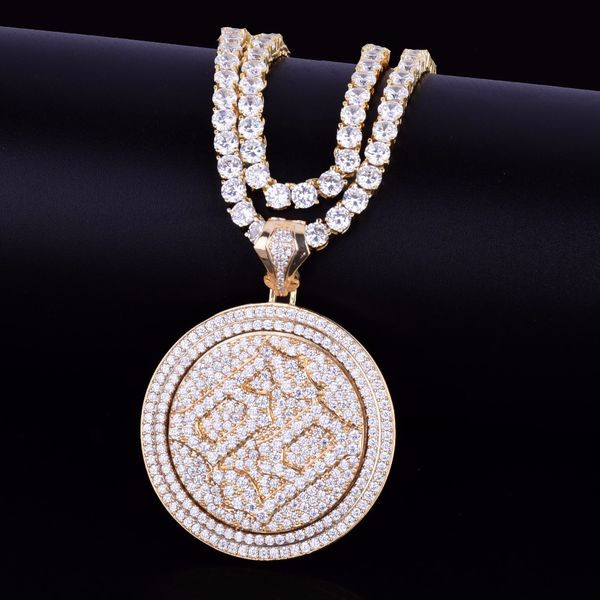 69 logo rotatable pendant with tennis chain gold silver color cubic zircon men's hip hop necklace jewelry for fashion
69 logo rotatable pendant with tennis chain gold silver color cubic zircon men's hip hop necklace jewelry for fashion