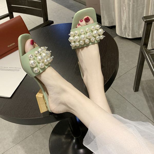 square root pearl slippers women's shoes 2020 summer new summer ladies wild tide sandals slippers, Black
square root pearl slippers women's shoes 2020 summer new summer ladies wild tide sandals slippers, Black