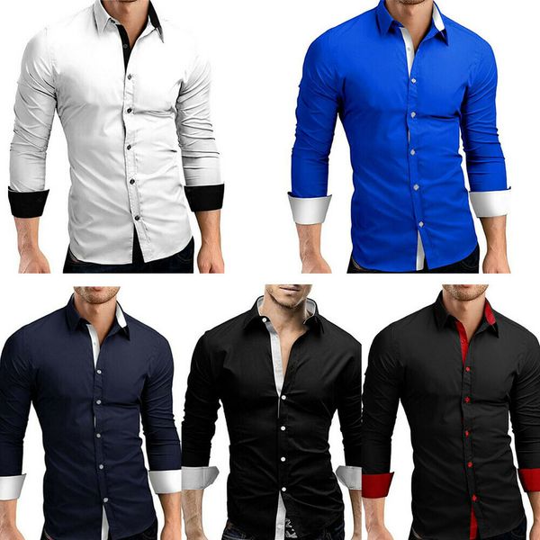 fashion men handsome cool stylish office formal shirts smart casual skinny luxury business stylish slim fit shirts, White;black
fashion men handsome cool stylish office formal shirts smart casual skinny luxury business stylish slim fit shirts, White;black