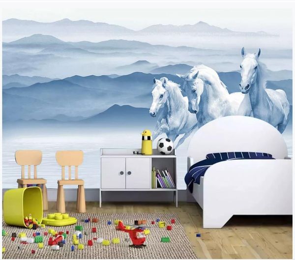 custom p wallpaper for walls 3d murals wallpapers new chinese style, ink landscape painting, running white horse tv background wall
custom p wallpaper for walls 3d murals wallpapers new chinese style, ink landscape painting, running white horse tv background wall