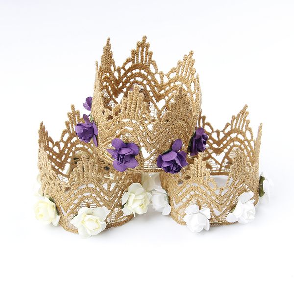 nishine 10pcs khaki lace crown used for baby girls party headwear 3d crochet crown with rose flowers diy hair accessories, Slivery;white
nishine 10pcs khaki lace crown used for baby girls party headwear 3d crochet crown with rose flowers diy hair accessories, Slivery;white
