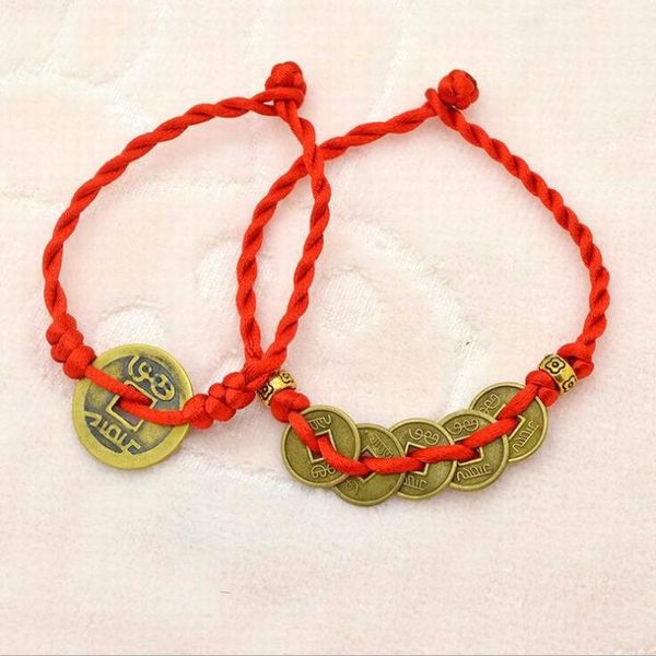 hand-woven antique copper coin couple decorated with red rope bracelet ankle bracelet men's jewelry bracelet women transport, Golden;silver
hand-woven antique copper coin couple decorated with red rope bracelet ankle bracelet men's jewelry bracelet women transport, Golden;silver