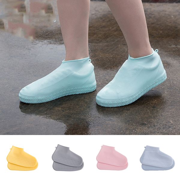 s/m/l reusable non-slip rain shoes covers waterproof silicone shoe cover outdoor camping shoes accessories, White;pink
s/m/l reusable non-slip rain shoes covers waterproof silicone shoe cover outdoor camping shoes accessories, White;pink