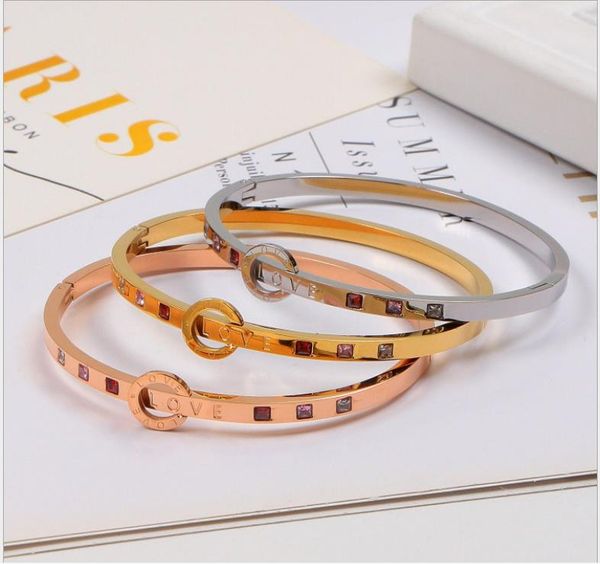titanium steel bracelet round black diamond letter bracelet 18k gold jewelry, Golden;silver
titanium steel bracelet round black diamond letter bracelet 18k gold jewelry, Golden;silver