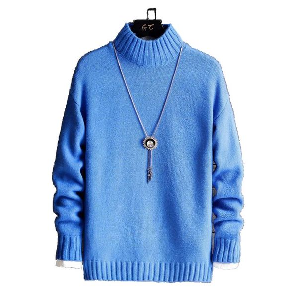 men's sweaters pullover korean trend men turtleneck simple all-match soft warm winter daily knitting sweater mens leisure clothing, White;black
men's sweaters pullover korean trend men turtleneck simple all-match soft warm winter daily knitting sweater mens leisure clothing, White;black