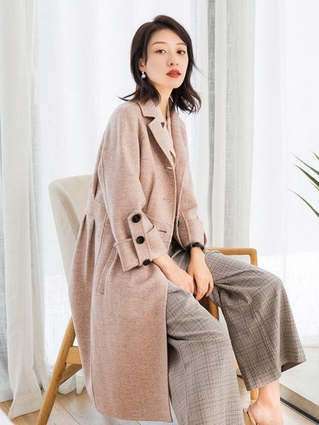 2020 korean style pure wool coat female spring autumn women's jackets long wool coats winter women overcoat 38017 yq1624, Black
2020 korean style pure wool coat female spring autumn women's jackets long wool coats winter women overcoat 38017 yq1624, Black