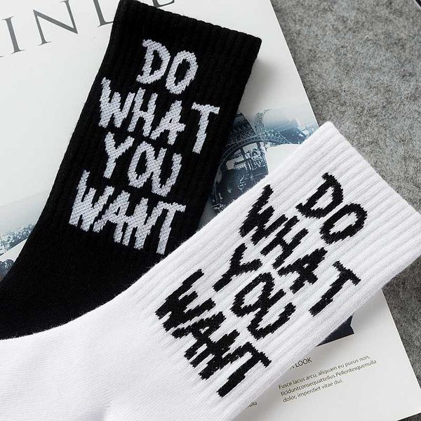 men letter white patterned socks do what you want hip hop hipster letter skateboard socks cotton fashion crew, Black
men letter white patterned socks do what you want hip hop hipster letter skateboard socks cotton fashion crew, Black