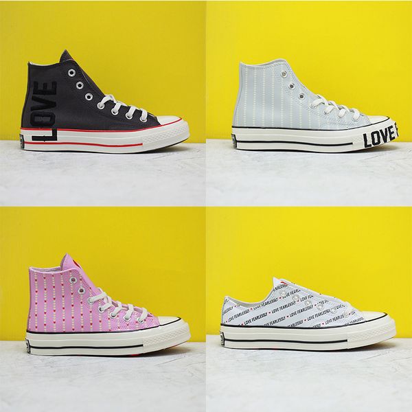 new skateboard shoes love fearlessly 70s heart leather pink white gray pure valentine day men women sports casual platform trainers sneakers, Black
new skateboard shoes love fearlessly 70s heart leather pink white gray pure valentine day men women sports casual platform trainers sneakers, Black