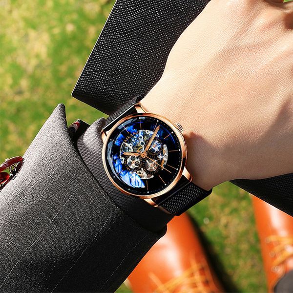 ailang watch minimalist men's automatic watch mechanical gear swiss wrist watches quality gentleman, Slivery;brown
ailang watch minimalist men's automatic watch mechanical gear swiss wrist watches quality gentleman, Slivery;brown