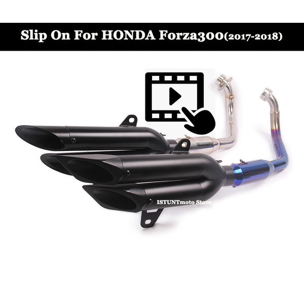 slip on for forza300 2017 2018 2019 motorcycle exhaust full system escape modified scooter double muffler tip end tube
slip on for forza300 2017 2018 2019 motorcycle exhaust full system escape modified scooter double muffler tip end tube