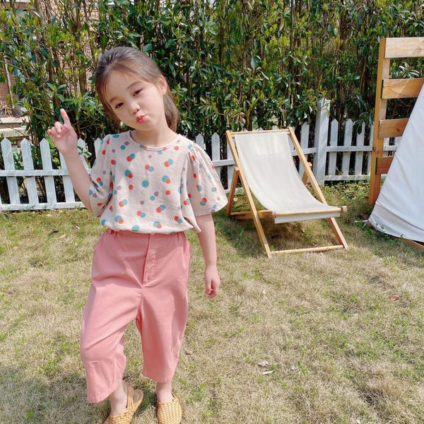 2020 children and girls colorful polka dot lotus leaf sleeve doll doll shirt short sleeve shirt, White;black
2020 children and girls colorful polka dot lotus leaf sleeve doll doll shirt short sleeve shirt, White;black