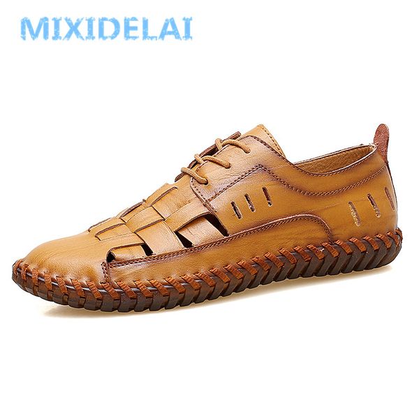 mixidelai men cow leather sandals outdoor 2019 summer handmade men shoes breathable casual shoes footwear walking sandals, Black
mixidelai men cow leather sandals outdoor 2019 summer handmade men shoes breathable casual shoes footwear walking sandals, Black