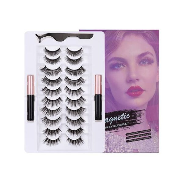 natural thick magnetic false eyelashes 10 pairs set reusable handmade fake lashes with magnet eyeliner + eyelashes tweezer no glue needed ey
natural thick magnetic false eyelashes 10 pairs set reusable handmade fake lashes with magnet eyeliner + eyelashes tweezer no glue needed ey