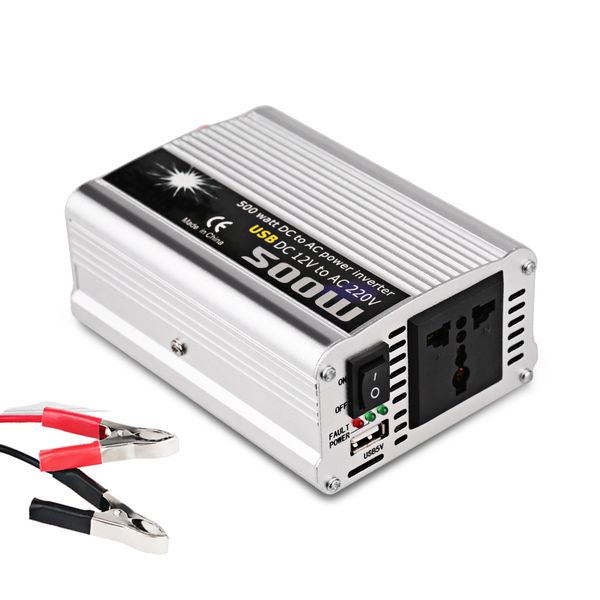 auto inverter 12v 220v 500w transformer car power inverter converter dc 12v to ac 220v usb charger adapter for phone
auto inverter 12v 220v 500w transformer car power inverter converter dc 12v to ac 220v usb charger adapter for phone