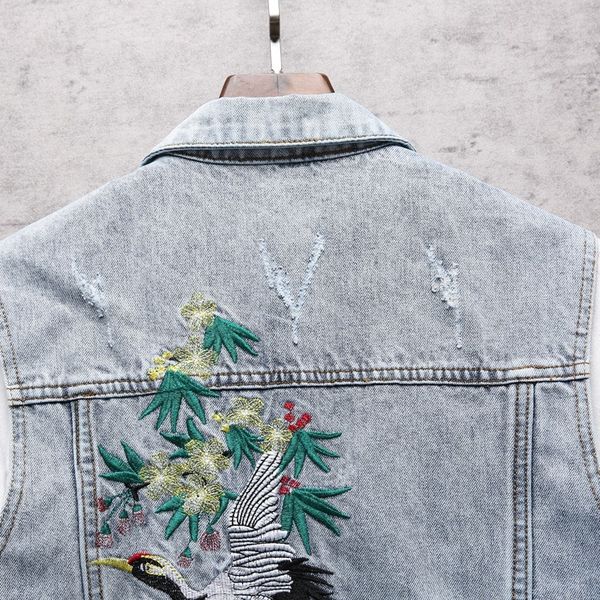 harajuka embridery hole ripped mens denim vest coats single breasted vintage sleeveless slim fit male fashion jackets plus size, Black;white
harajuka embridery hole ripped mens denim vest coats single breasted vintage sleeveless slim fit male fashion jackets plus size, Black;white