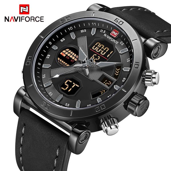 naviforce luxury brand sport watches men leather waterproof army military digital quartz analog wrist watch man clock ly191213, Slivery;brown
naviforce luxury brand sport watches men leather waterproof army military digital quartz analog wrist watch man clock ly191213, Slivery;brown