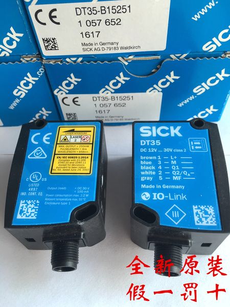 1057652 dt35-b15251 100% new & original sick pelectric switch sensor wt34-r220 1019233
1057652 dt35-b15251 100% new & original sick pelectric switch sensor wt34-r220 1019233