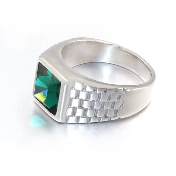factory wholesale fashion simple glossy 316l stainless steel green stone rings for men women 2019 jewelry wholesale party gift, Silver
factory wholesale fashion simple glossy 316l stainless steel green stone rings for men women 2019 jewelry wholesale party gift, Silver