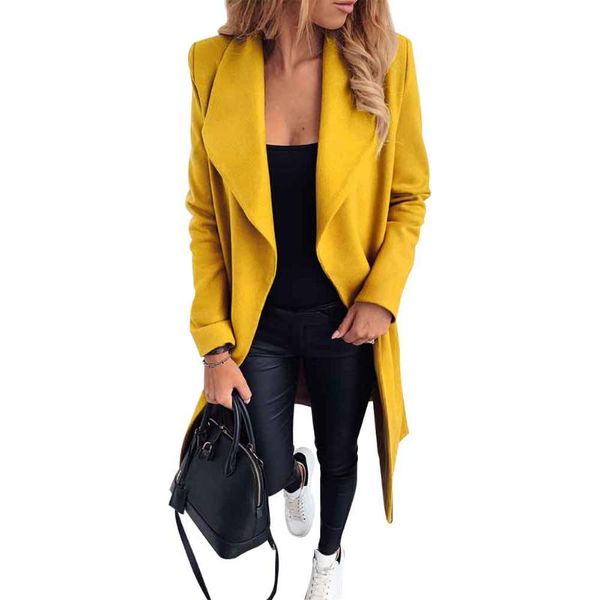 women mid-length coats keep warm lapel neck streetwear thickened long sleeve autumn winter women coat with waist belt, Black
women mid-length coats keep warm lapel neck streetwear thickened long sleeve autumn winter women coat with waist belt, Black