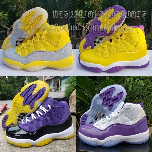 2020 new high 11 xi wmns metallic silver yellow white purple 11s mens basketball shoes jumpman sports trainers sneakers size 13 9r27 
2020 new high 11 xi wmns metallic silver yellow white purple 11s mens basketball shoes jumpman sports trainers sneakers size 13 9r27