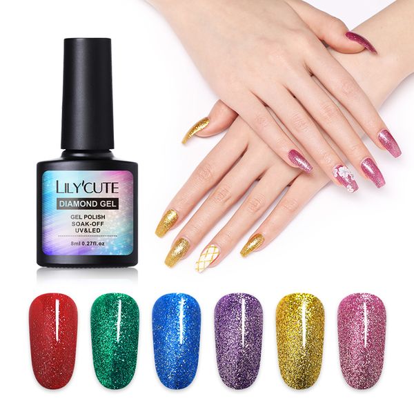 lilycute 8ml metallic glitter gel nail polish shimmer gold red colors shiny uv gel varnish soak off nail art lacquer, Red;pink
lilycute 8ml metallic glitter gel nail polish shimmer gold red colors shiny uv gel varnish soak off nail art lacquer, Red;pink