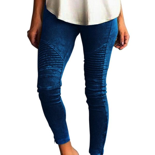 high elastic woman long pants vintage pleated design skinny trousers plus size small side zipper casual pants femme, Black;white
high elastic woman long pants vintage pleated design skinny trousers plus size small side zipper casual pants femme, Black;white