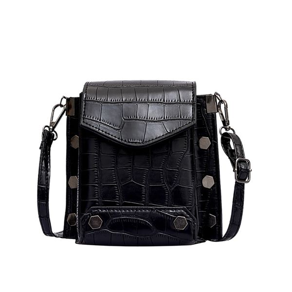women's mini shoulder bag stone pattern mini square bag tide shoulder messenger mobile wallet black
women's mini shoulder bag stone pattern mini square bag tide shoulder messenger mobile wallet black