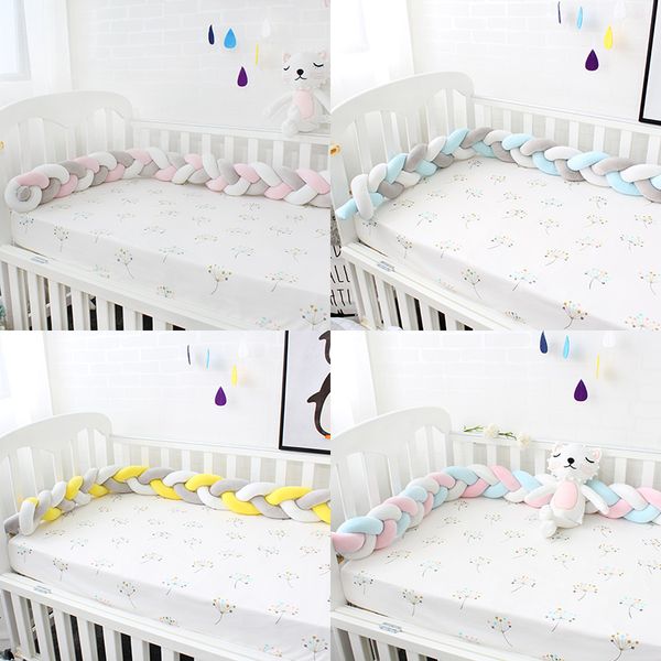 baby bumper mixed color weaving plush cushion baby crib protector for newborns room decor crotch to the cot length 200cm
baby bumper mixed color weaving plush cushion baby crib protector for newborns room decor crotch to the cot length 200cm