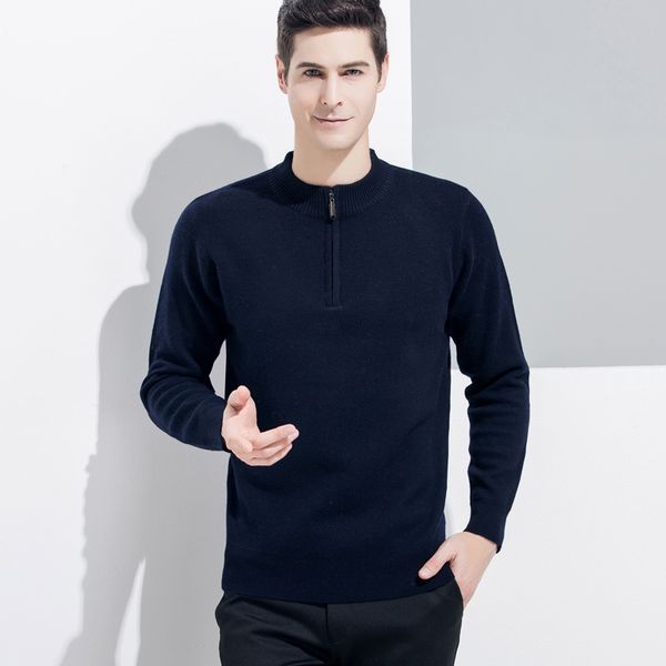 grevol new smart casual sweaters long sleeve men half high collar thickening knitted pullover sweaters solid thick 8076, White;black
grevol new smart casual sweaters long sleeve men half high collar thickening knitted pullover sweaters solid thick 8076, White;black