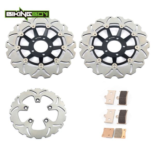 bikingboy for gsf 1200 bandit s 96 97 98 99 gsf1200 96-00 rf 900 r 1996 - 1999 front rear brake discs rotors disks + pads
bikingboy for gsf 1200 bandit s 96 97 98 99 gsf1200 96-00 rf 900 r 1996 - 1999 front rear brake discs rotors disks + pads