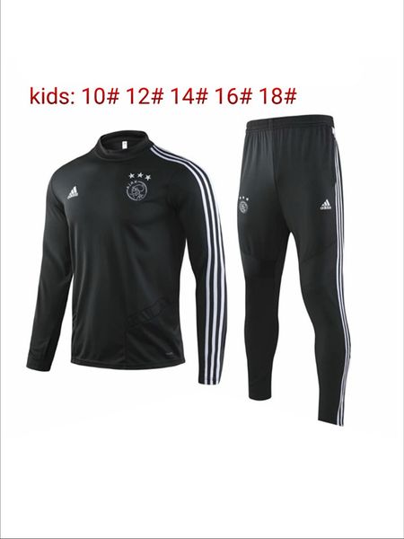 18 19 20 new paris real madrid ronaldo rome ajax children's football training sportswear clothes jogging barcelona messi flamenco marse, Black
18 19 20 new paris real madrid ronaldo rome ajax children's football training sportswear clothes jogging barcelona messi flamenco marse, Black