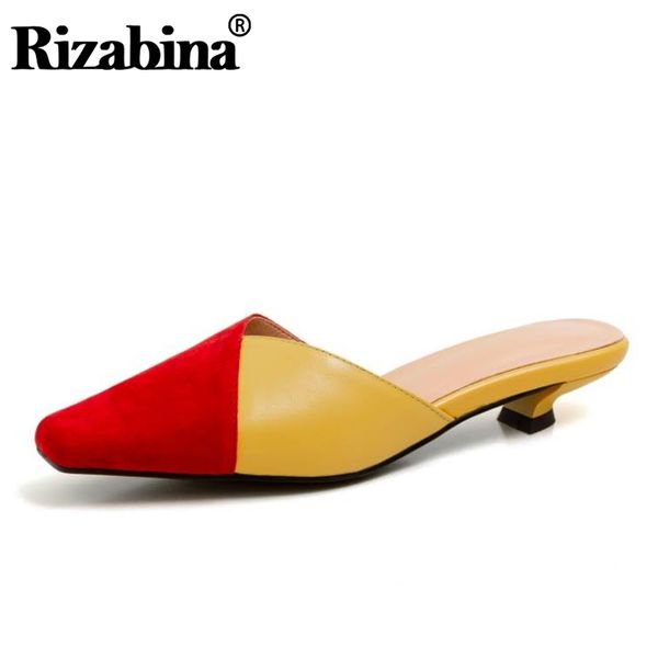 rizabina square toe sandals genuine leather summer women shoes low heels shoes strange heels lady slippers size 34-40, Black
rizabina square toe sandals genuine leather summer women shoes low heels shoes strange heels lady slippers size 34-40, Black