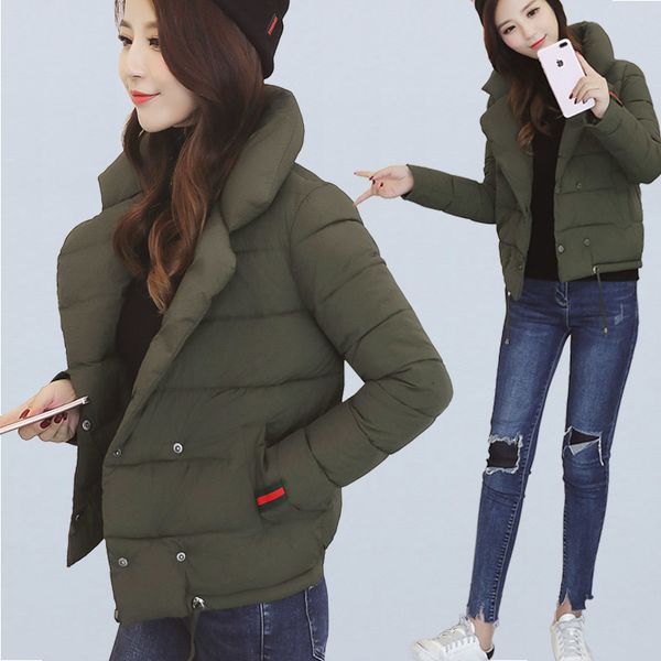 small clothes back season special selling cotton woman short fund thickening easy cotton-padded jacket student bread serve, Black
small clothes back season special selling cotton woman short fund thickening easy cotton-padded jacket student bread serve, Black