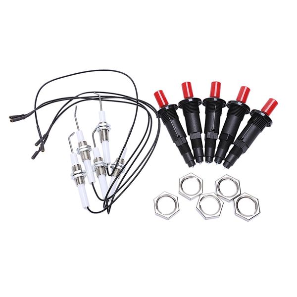 Gas Grill Push Button Kitchen Lighter Piezo Ignition Kit Universal Threaded Plug 1Pcs
Gas Grill Push Button Kitchen Lighter Piezo Ignition Kit Universal Threaded Plug 1Pcs