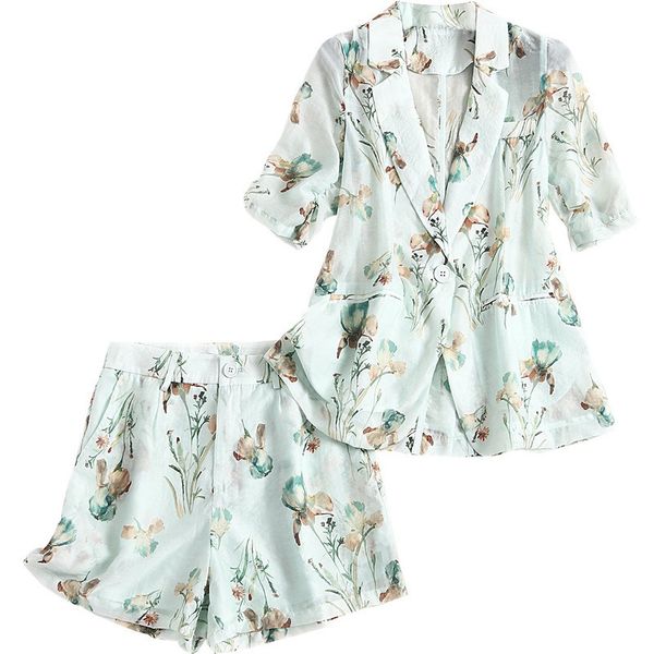 two piece dress 2021 women summer vintage clothing 2 set ladies blazer and shorts tracksuit female floral printed slim outfits suits, White
two piece dress 2021 women summer vintage clothing 2 set ladies blazer and shorts tracksuit female floral printed slim outfits suits, White